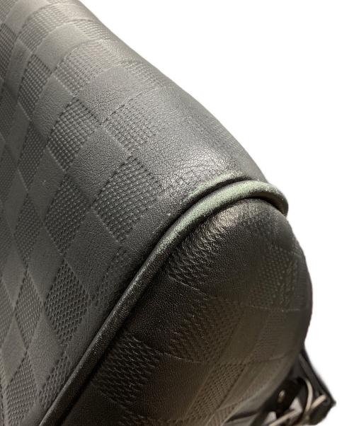 LOUIS VUITTON（ルイ ヴィトン）LOUIS VUITTON (ルイ ヴィトン) N41145　ダミエ・アンフィニ　キーポル・バンドリエール45 オニキスの古着・服飾アイテム