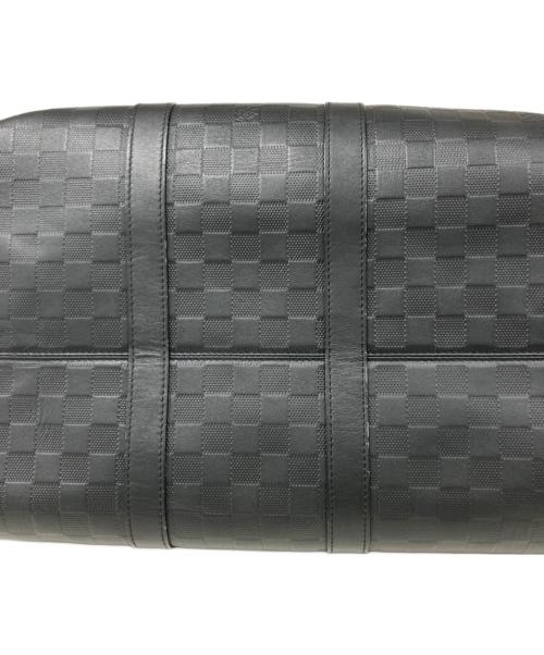 LOUIS VUITTON（ルイ ヴィトン）LOUIS VUITTON (ルイ ヴィトン) N41145　ダミエ・アンフィニ　キーポル・バンドリエール45 オニキスの古着・服飾アイテム