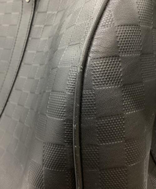 LOUIS VUITTON（ルイ ヴィトン）LOUIS VUITTON (ルイ ヴィトン) N41145　ダミエ・アンフィニ　キーポル・バンドリエール45 オニキスの古着・服飾アイテム