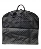 LOUIS VUITTONルイ ヴィトン）の古着「N48230　ダミエ・グラフィット　ガーメントバッグ」｜ブラック×グレー