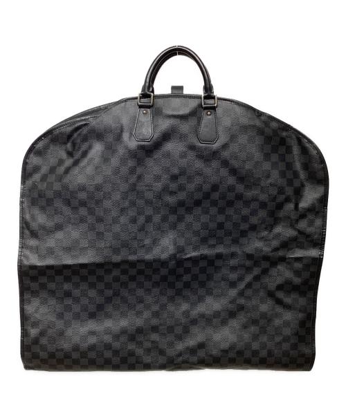 LOUIS VUITTON（ルイ ヴィトン）LOUIS VUITTON (ルイ ヴィトン) N48230　ダミエ・グラフィット　ガーメントバッグ ブラック×グレーの古着・服飾アイテム