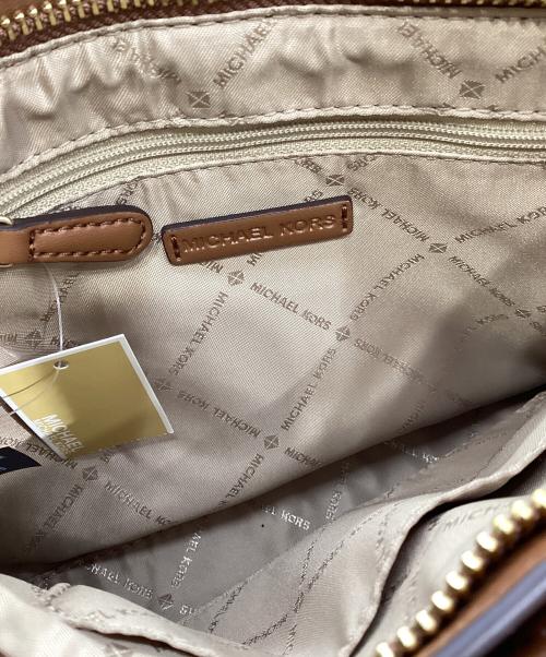MICHAEL KORS（マイケル・コース）MICHAEL KORS (マイケル・コース) モノグラム　ショルダーバッグ ブラウンの古着・服飾アイテム