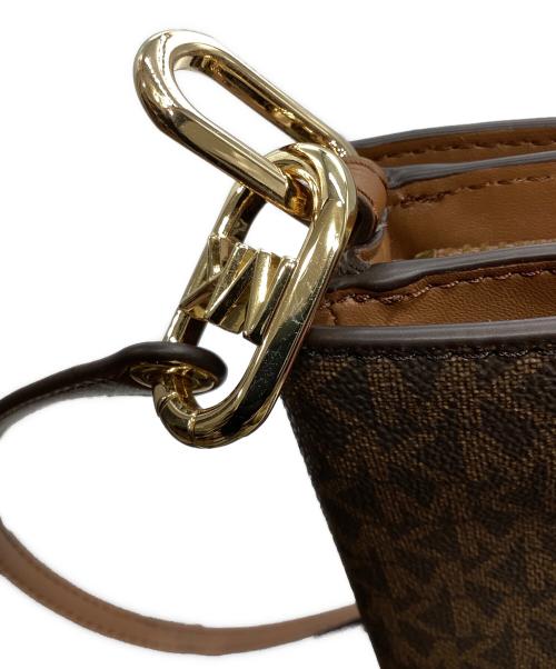 MICHAEL KORS（マイケル・コース）MICHAEL KORS (マイケル・コース) モノグラム　ショルダーバッグ ブラウンの古着・服飾アイテム