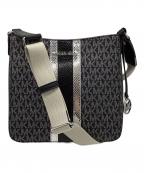 MICHAEL KORSマイケル・コース）の古着「モノグラム　ショルダーバッグ」｜ブラック