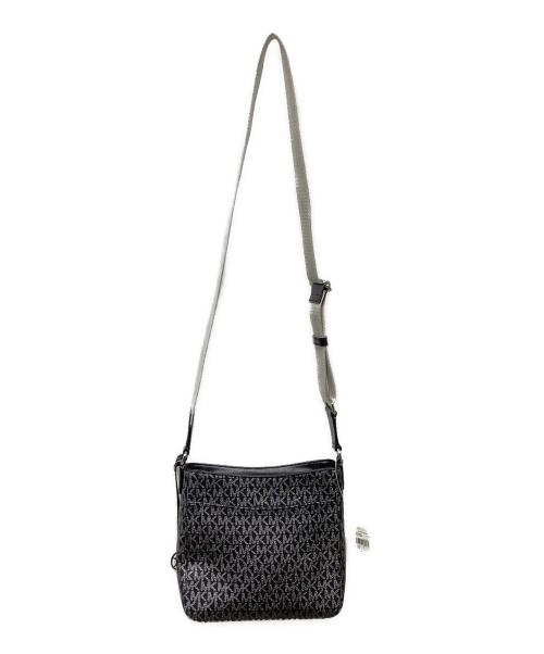 MICHAEL KORS（マイケル・コース）MICHAEL KORS (マイケル・コース) モノグラム　ショルダーバッグ ブラックの古着・服飾アイテム