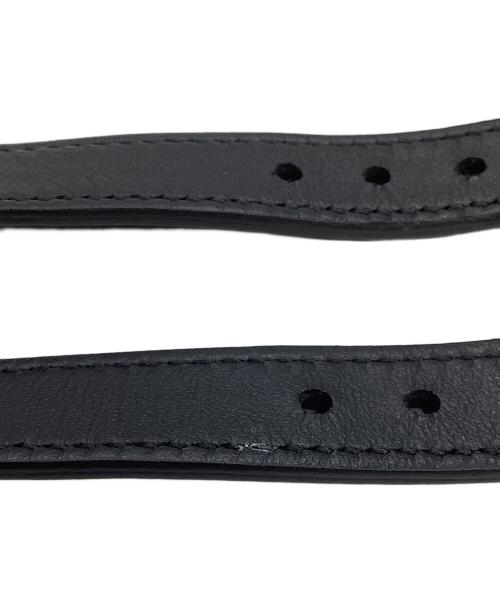 Acne studios（アクネ ストゥディオス）Acne studios (アクネ ストゥディオス) ベルトデザインブレスレット ブラックの古着・服飾アイテム
