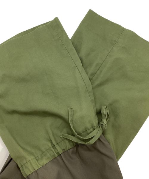 LOEWE（ロエベ）LOEWE (ロエベ) Cotton Cropped Jacket S540330X61 グレー×グリーン サイズ:38の古着・服飾アイテム