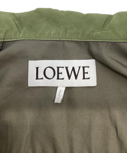 LOEWE（ロエベ）LOEWE (ロエベ) Cotton Cropped Jacket S540330X61 グレー×グリーン サイズ:38の古着・服飾アイテム