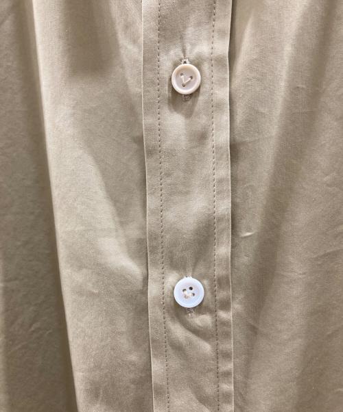 BOTTEGA VENETA（ボッテガベネタ）BOTTEGA VENETA (ボッテガベネタ) Tie Detail Long Sleeve Shirt(タイ ディティール ロング スリーブ シャツ) ベージュ サイズ:40の古着・服飾アイテム