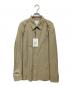 BOTTEGA VENETA（ボッテガベネタ）の古着「Tie Detail Long Sleeve Shirt(タイ ディティール ロング スリーブ シャツ)」｜ベージュ
