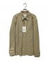 BOTTEGA VENETA（ボッテガベネタ）の古着「Tie Detail Long Sleeve Shirt(タイ ディティール ロング スリーブ シャツ)」｜ベージュ