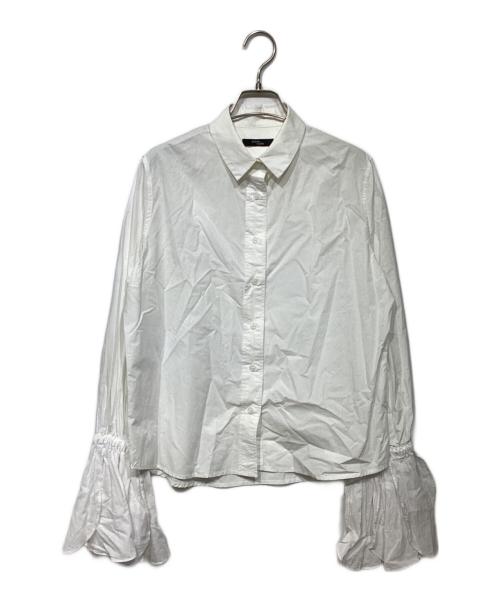 ok.soon（オクスン）ok.soon  (オクスン) チューリップブラウス ホワイト サイズ:FREEの古着・服飾アイテム