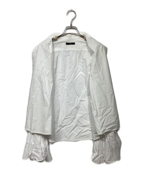 ok.soon（オクスン）ok.soon  (オクスン) チューリップブラウス ホワイト サイズ:FREEの古着・服飾アイテム