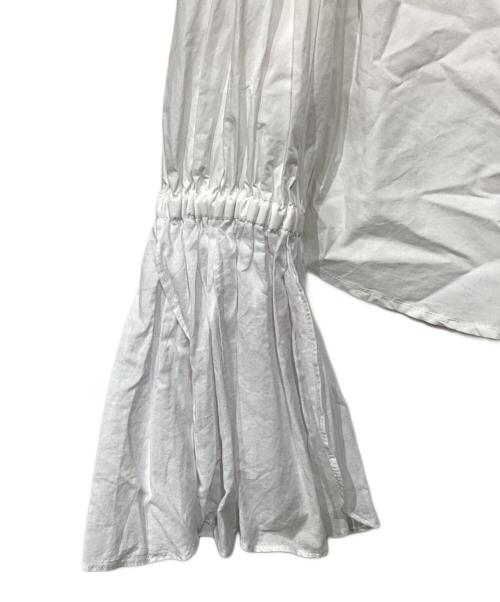ok.soon（オクスン）ok.soon  (オクスン) チューリップブラウス ホワイト サイズ:FREEの古着・服飾アイテム