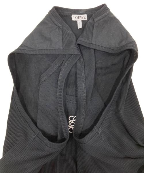 LOEWE（ロエベ）LOEWE (ロエベ) アナグラム クロップド タンクトップS359Y23X85 ブラック サイズ:Lの古着・服飾アイテム