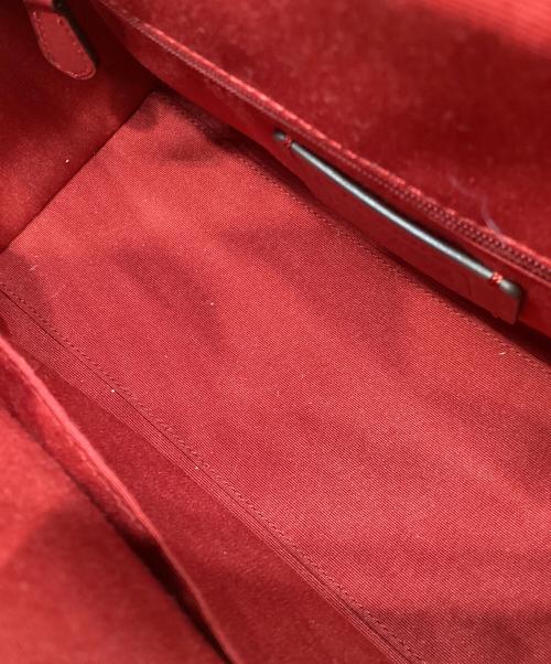 COACH（コーチ）COACH (コーチ) 2WAYショルダーバッグ レッド×ブラウンの古着・服飾アイテム