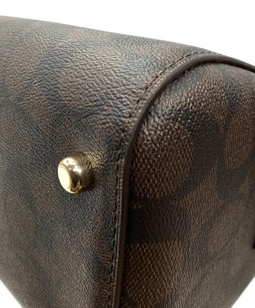 COACH（コーチ）COACH (コーチ) 2WAYショルダーバッグ レッド×ブラウンの古着・服飾アイテム