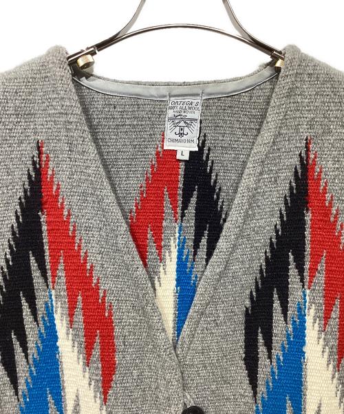 ORTEGA's（オルテガ）ORTEGA's (オルテガ) Square LONG VEST グレー サイズ:Lの古着・服飾アイテム