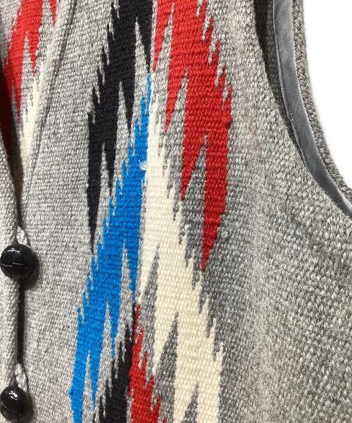 ORTEGA's（オルテガ）ORTEGA's (オルテガ) Square LONG VEST グレー サイズ:Lの古着・服飾アイテム