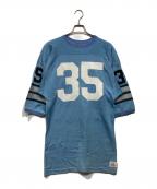 Championチャンピオン）の古着「フットボールTシャツ」｜スカイブルー