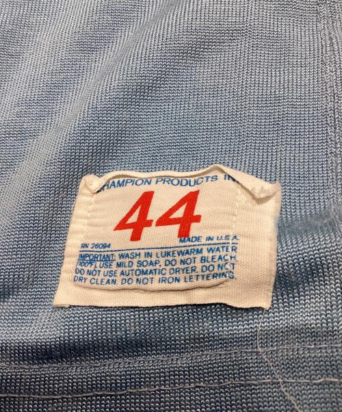 Champion（チャンピオン）Champion (チャンピオン) フットボールTシャツ スカイブルー サイズ:Lの古着・服飾アイテム