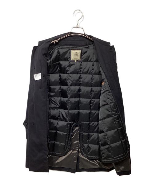 J.PRESS（ジェイプレス）J.PRESS (ジェイプレス) コンパクトスピンギャバジン ステンカラーコートCCOVCW0031 ブラック サイズ:Sの古着・服飾アイテム