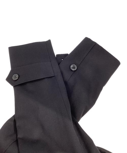 J.PRESS（ジェイプレス）J.PRESS (ジェイプレス) コンパクトスピンギャバジン ステンカラーコートCCOVCW0031 ブラック サイズ:Sの古着・服飾アイテム