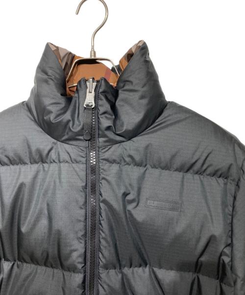 BURBERRY（バーバリー）BURBERRY (バーバリー) リバーシブル チェック ダウンジャケット8058546 ブラウン サイズ:Lの古着・服飾アイテム