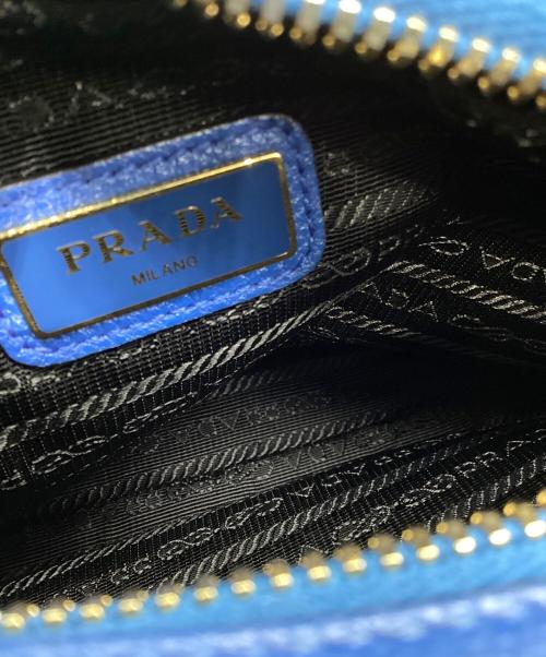 PRADA（プラダ）PRADA (プラダ) ショルダーバッグ ブルーの古着・服飾アイテム