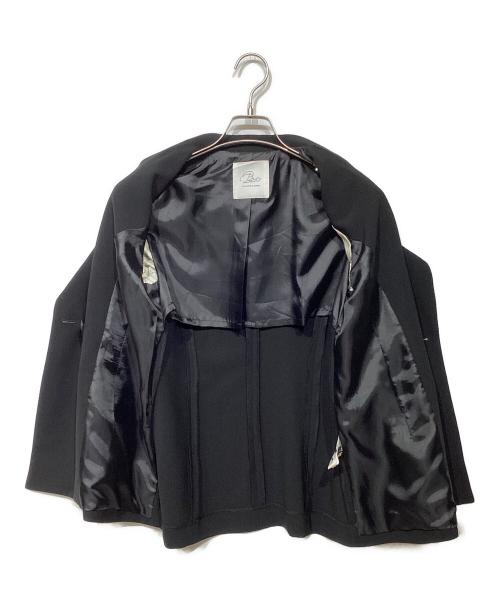 La boutique BonBon（ラブティックボンボン）La boutique BonBon (ラブティックボンボン) メタル釦ダブルジャケット ブラック サイズ:Fの古着・服飾アイテム