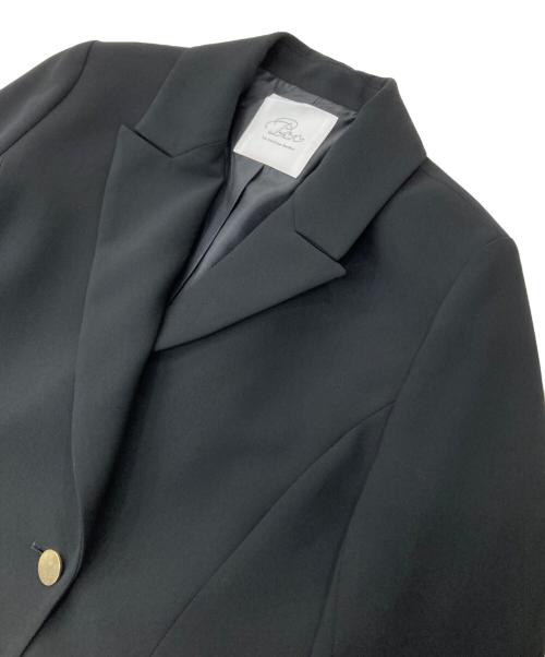 La boutique BonBon（ラブティックボンボン）La boutique BonBon (ラブティックボンボン) メタル釦ダブルジャケット ブラック サイズ:Fの古着・服飾アイテム