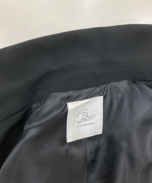 La boutique BonBon（ラブティックボンボン）La boutique BonBon (ラブティックボンボン) メタル釦ダブルジャケット ブラック サイズ:Fの古着・服飾アイテム