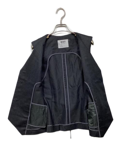 Whim Gazette（ウィムガゼット）Whim Gazette (ウィムガゼット) KYOKO HASEGAWA (京子長谷川) ベスト　WGZ1031307A0001 グレー サイズ:Freeの古着・服飾アイテム