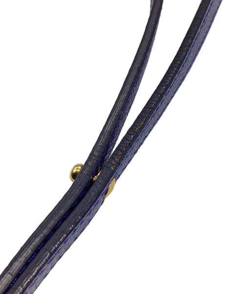 CELINE（セリーヌ）CELINE (セリーヌ) バーティカル カバ スモール バイカラー2WAYショルダーバッグ ブルーの古着・服飾アイテム