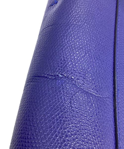 CELINE（セリーヌ）CELINE (セリーヌ) バーティカル カバ スモール バイカラー2WAYショルダーバッグ ブルーの古着・服飾アイテム