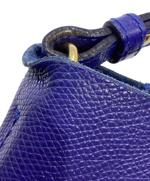 CELINE（セリーヌ）CELINE (セリーヌ) バーティカル カバ スモール バイカラー2WAYショルダーバッグ ブルーの古着・服飾アイテム