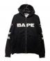 A BATHING APE（ア ベイシング エイプ）の古着「ジップパーカー001ZPJ301002M」｜ブラック