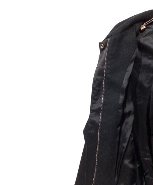 MM6 Maison Margiela（エムエムシックスメゾンマルジェラ）MM6 Maison Margiela (エムエムシックスメゾンマルジェラ) ウール切替ジャケットS32AM0244 ブラック サイズ:36の古着・服飾アイテム