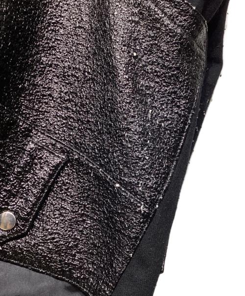 MM6 Maison Margiela（エムエムシックスメゾンマルジェラ）MM6 Maison Margiela (エムエムシックスメゾンマルジェラ) ウール切替ジャケットS32AM0244 ブラック サイズ:36の古着・服飾アイテム