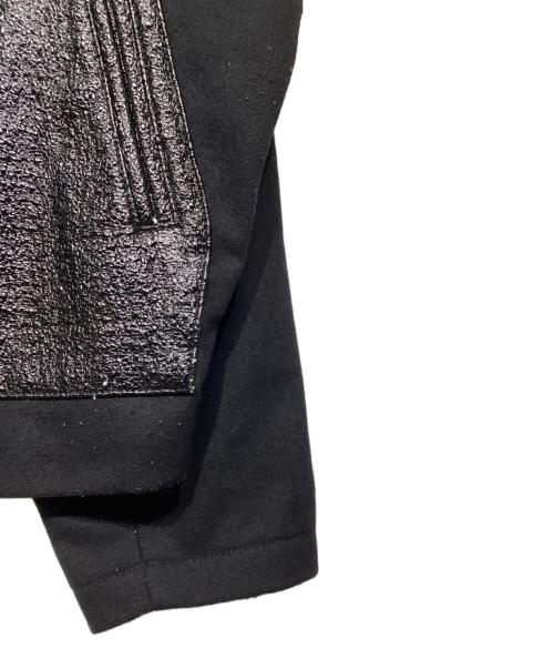 MM6 Maison Margiela（エムエムシックスメゾンマルジェラ）MM6 Maison Margiela (エムエムシックスメゾンマルジェラ) ウール切替ジャケットS32AM0244 ブラック サイズ:36の古着・服飾アイテム