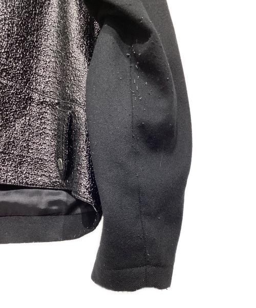 MM6 Maison Margiela（エムエムシックスメゾンマルジェラ）MM6 Maison Margiela (エムエムシックスメゾンマルジェラ) ウール切替ジャケットS32AM0244 ブラック サイズ:36の古着・服飾アイテム