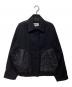 MM6 Maison Margiela（エムエムシックスメゾンマルジェラ）の古着「ウール切替ジャケットS32AM0244」｜ブラック