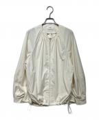 23区ニジュウサンク）の古着「ナイロン2WAYストレッチ ブルゾン　JKWOCM0308」｜ホワイト