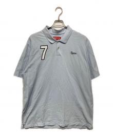 SUPREME（シュプリーム）の古着「CURSIVE POLO」｜スカイブルー