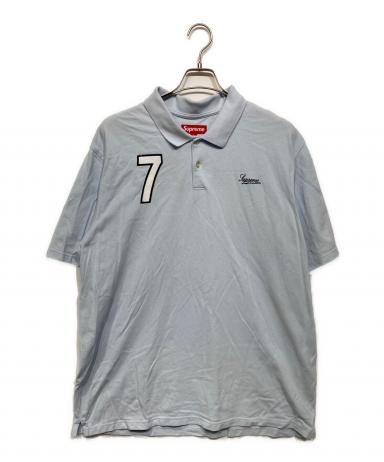 中古・古着通販】SUPREME (シュプリーム) CURSIVE POLO スカイブルー