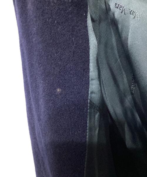 MaxMara（マックスマーラ）MaxMara (マックスマーラ) ウールフーデットコート ネイビー サイズ:34の古着・服飾アイテム