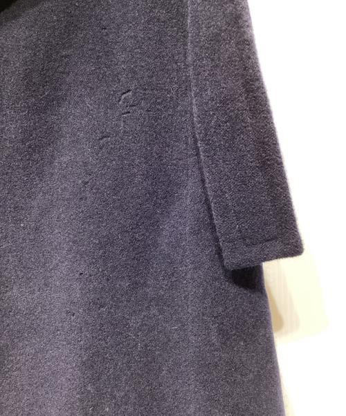 MaxMara（マックスマーラ）MaxMara (マックスマーラ) ウールフーデットコート ネイビー サイズ:34の古着・服飾アイテム