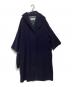 MaxMara（マックスマーラ）の古着「ウールフーデットコート」｜ネイビー