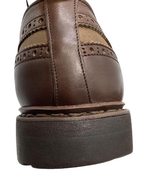 PARABOOT（パラブーツ）PARABOOT (パラブーツ) ウイングチップレザーシューズ ブラウン サイズ:8 1/2の古着・服飾アイテム