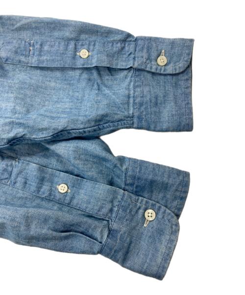POLO RALPH LAUREN（ポロ・ラルフローレン）POLO RALPH LAUREN (ポロ・ラルフローレン) THE BIG FIT 復刻　ボタンダウンシャツ　0200014482 ブルー サイズ:Mの古着・服飾アイテム